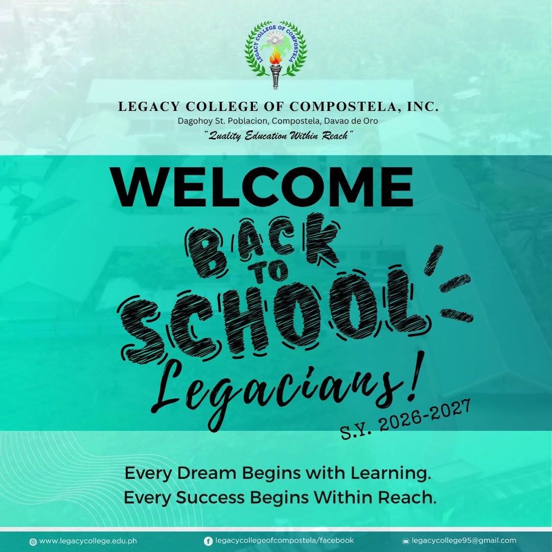 WELCOME JHS AND SHS STUDENTS!