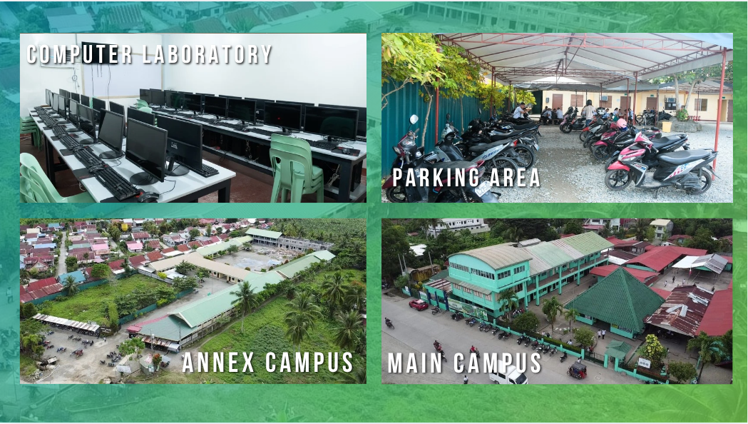 Main Campus, Annex, Parking, Computer Lab