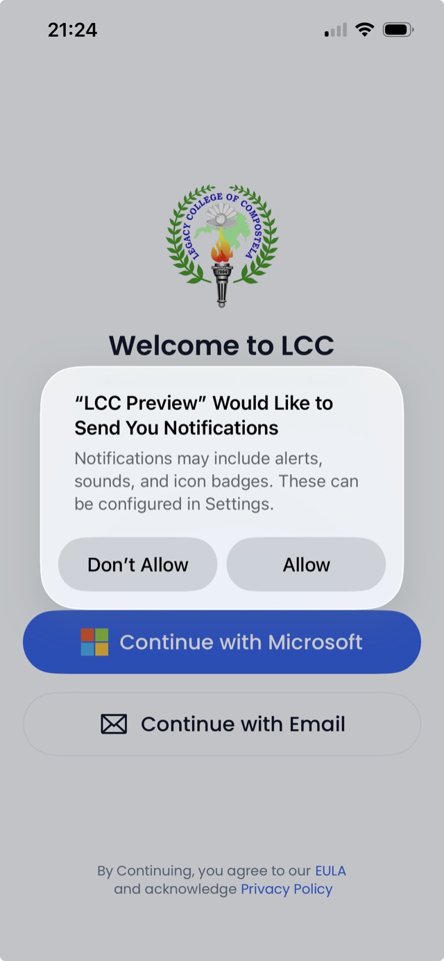 Android permission prompt asking to allow ClassEdge notifications