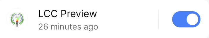 A ClassEdge push notification